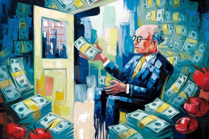 a billionaire giving away all his money to charities