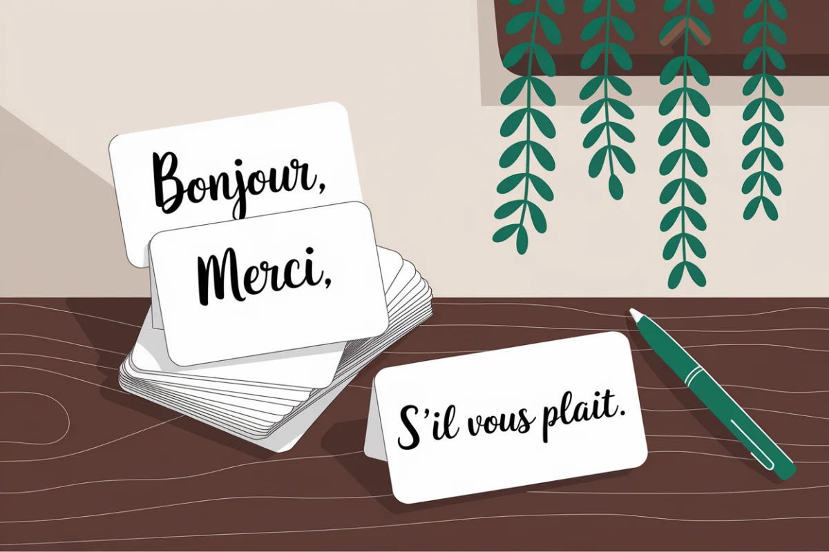 French phrase flashcards