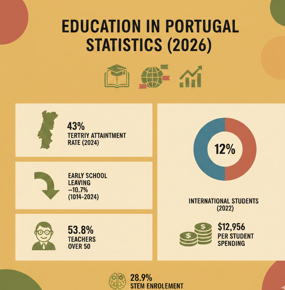 Education In Portugal Statistics (2026) | LingoBright