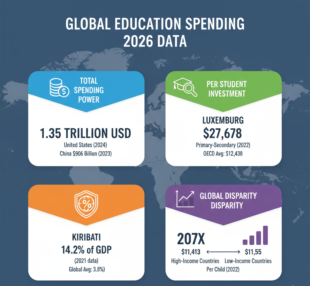 What Country Spends The Most On Education [2026 Data] | LingoBright